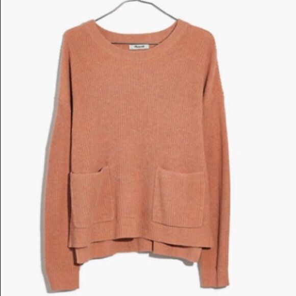 MADEWELL Brown Patch Pocket PullOver SzM - Picture 1 of 8